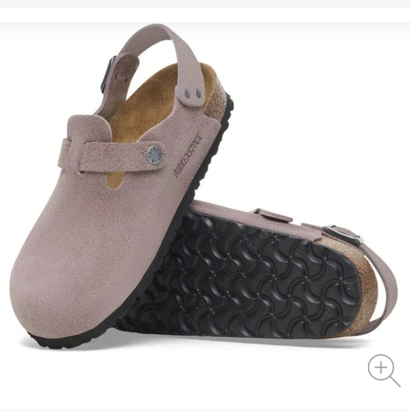 Birkenstock  Tokio Suede Leather  Faded-Purple - Picture 14 of 15